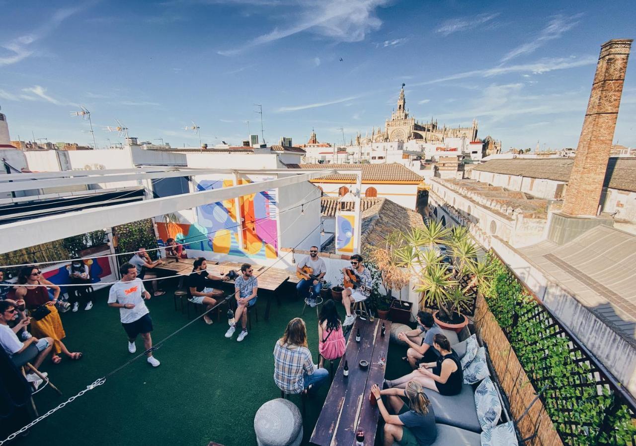 La Banda Rooftop Hostel Seville Exterior photo